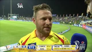 Watch CSK vs DD - Match 8 - Brendon McCullum being interviewed by Gaurav Kapur - PEPSI IPL 2014 (21 April 2014) Video