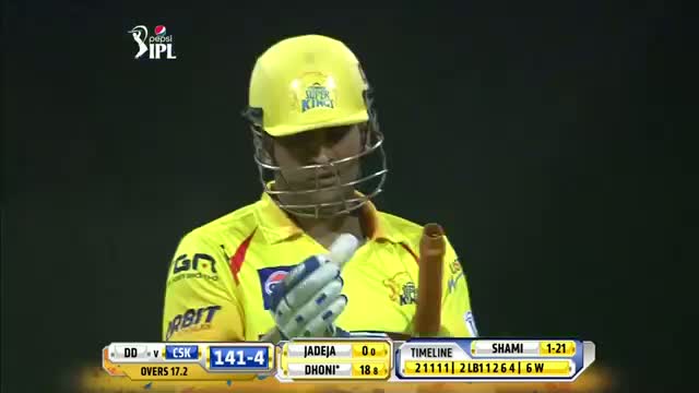 Watch CSK vs DD - Match 8 - Dhoni blasts 2 Fours and 2 huge Sixes in his 15 balls 32 runs - PEPSI IPL 2014 (21 April 2014) Video