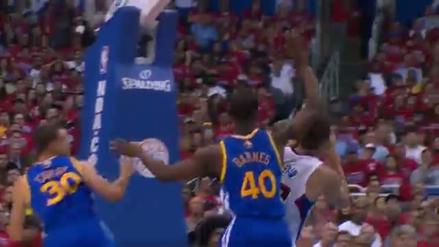 Watch NBA: Blake Griffin Scores Playoff Career-High 35 Points to Soar Past the Warriors (Basketball Video) Video
