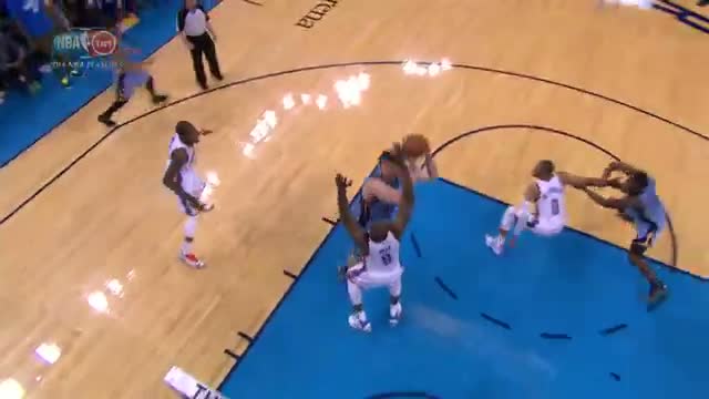 Watch NBA: Kevin Durant and Russell Westbrook vs. Mike Conley and Zach Randolph (Basketball Video) Video