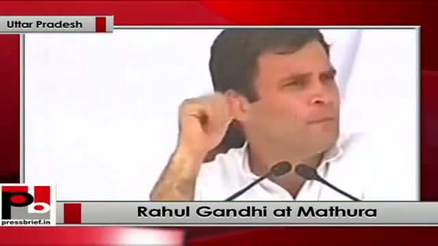 Watch Rahul Gandhi's election rally at Mathura, (Uttar Pradesh) Video
