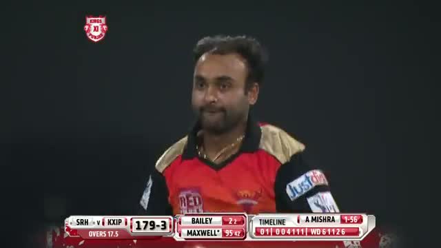 Watch KXIP vs SH - Match 9 - Amit Mishra gets the top 2 hitters - PEPSI IPL 2014 (22 April 2014) Video
