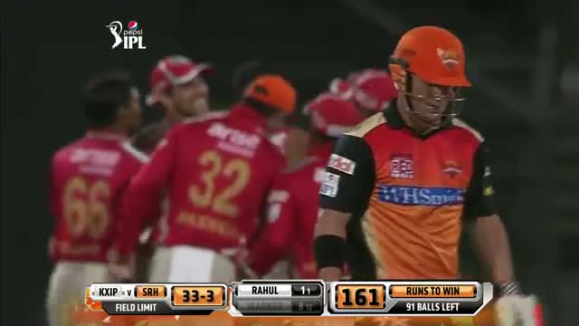 Watch KXIP vs SH - Match 9 - Wickets Highlights - PEPSI IPL 2014 (22 April 2014) Video