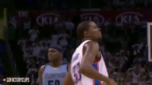 Watch Kevin Durant Full Highlights vs Grizzlies 2014 Playoffs West R1G2 - 36 Pts, 11 Reb (Basketball Video) Video