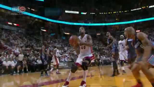 Watch NBA: Gerald Henderson Meets Udonis Haslem at the Rim for the SICK Block (Basketball Video) Video