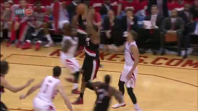 Watch NBA: LaMarcus Aldridge Rolls and Rocks it Over Omer Asik (Basketball Video) Video