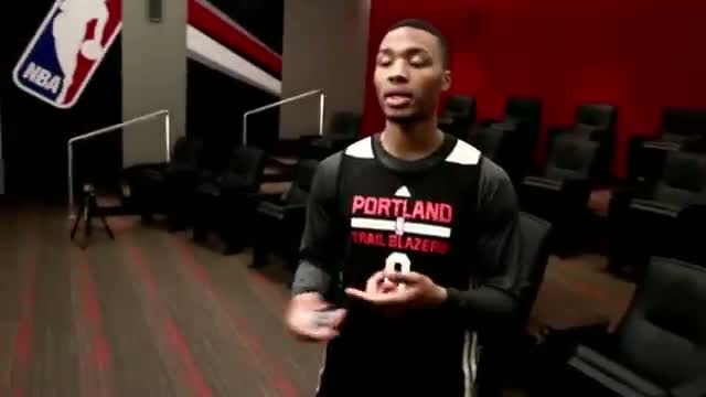 Watch Damian Lillard Makes His NBA Playoff Debut on NBA Inside Stuff (Basketbaal Video) Video