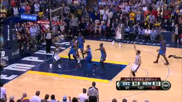 Watch NBA: Epic Ending to Game 3 of the Thunder and Grizzlies (Basketbaal Video) Video