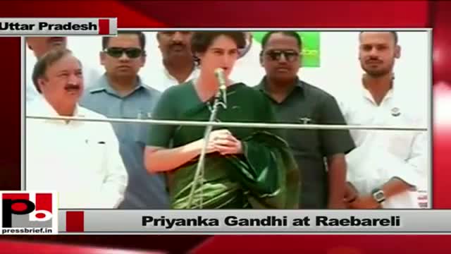 Watch Priyanka Gandhi at Raebareli targets Modi on Gujarat model and RSVP remark Video