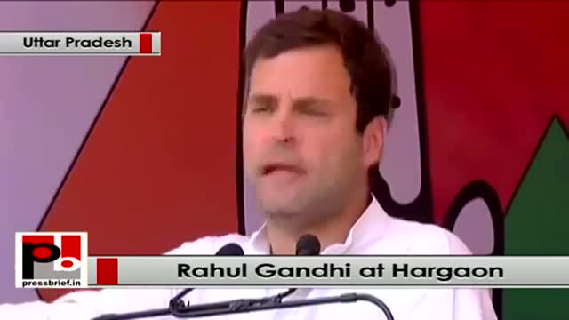 Watch Rahul Gandhi in Hargaon, Uttar Pradesh, slams Modi over Adani, women empowerment Video