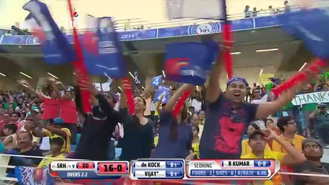 Watch SRH vs DD - Match 12 - Fours Highlights - PEPSI IPL 2014 (25 April 2014) Video