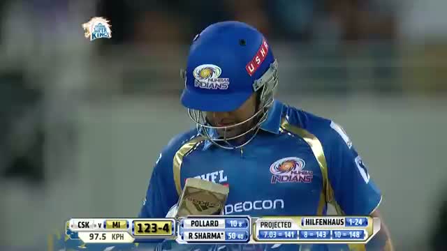 Watch CSK vs MI - Match 13 - Benjamin Hilfenhaus gets the mighty Hussey and Sharma - PEPSI IPL 2014 (25 April 2014) Video