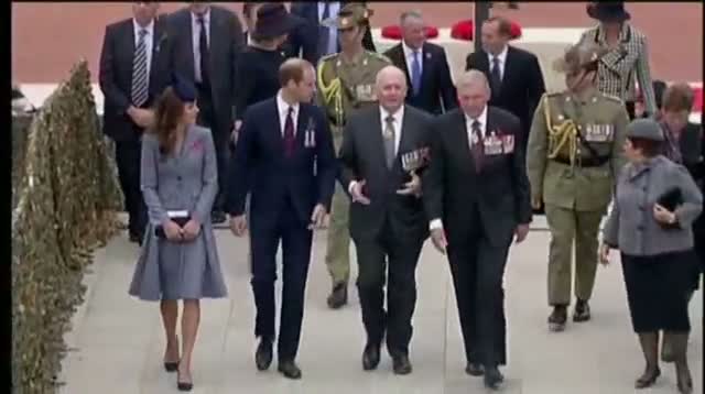 Watch Raw: Royal Couple End Trip by Honoring Anzac Day Video