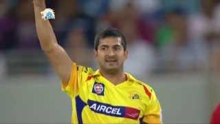 Watch CSK vs MI - Match 13 - Mohit Sharma 4 wickets with best economy of 3.50 - PEPSI IPL 2014 (25 April 2014) Video