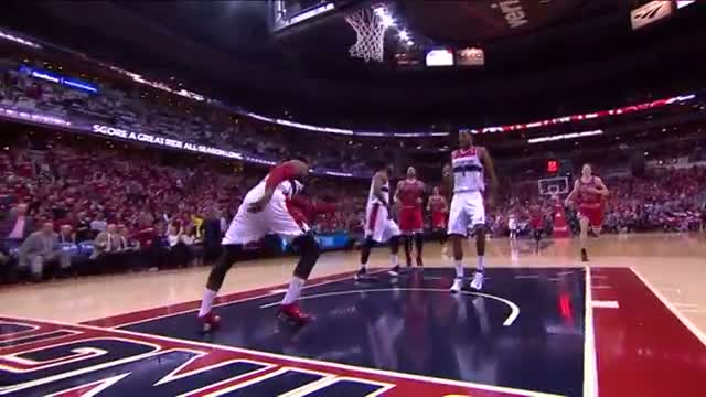 Watch NBA: John Wall Skies for the Lefty Throwdown (Basketball Video) Video