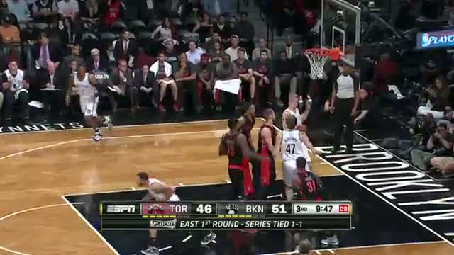 Watch NBA Combo: Deron Williams and Joe Johnson Take Game 3 Over Toronto (Basketball Video) Video