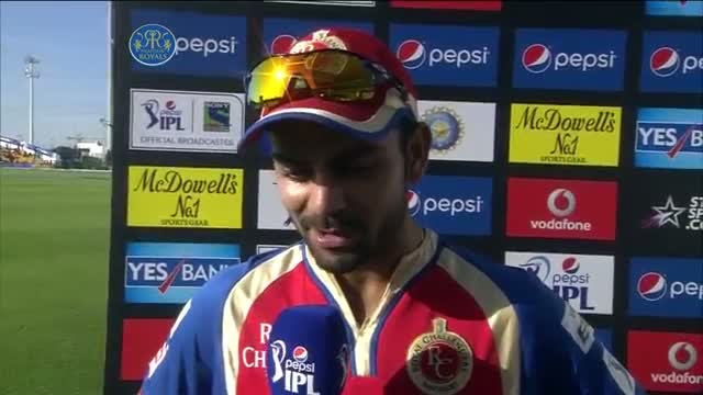 Watch RR vs RCB - Match 14 - Purple Cap Ceremony: Varun Aaron to Mitchell Starc - PEPSI IPL 2014 (26 April 2014) Video