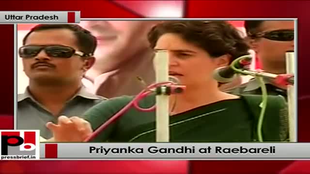 Watch Priyanka Gandhi Vadra: Vote for Sonia Gandhi for more development in Raebareli Video
