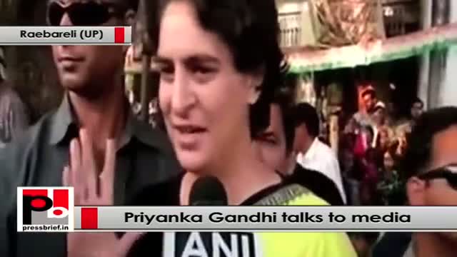 Watch Priyanka Gandhi at Raebareli: BJP's leaders are running away like scared rats Video