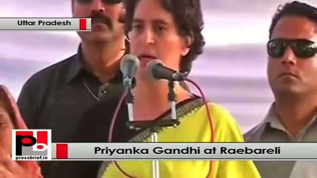 Watch Priyanka Gandhi Vadra at Raebareli: We need to save this country from communal powers Video