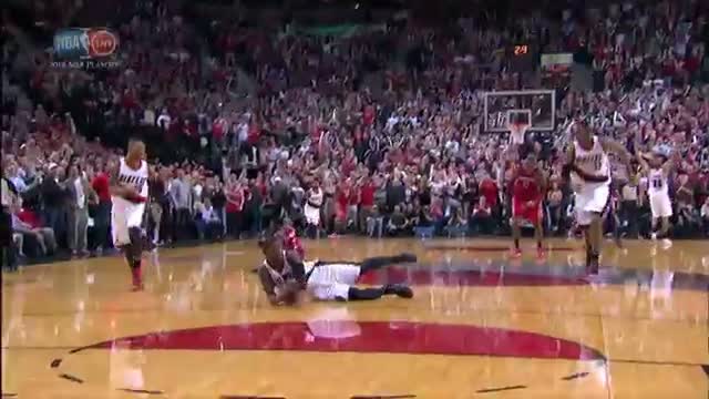 Watch NBA: Wesley Matthews Seals Game 4 with a Steal (Basketball Video) Video