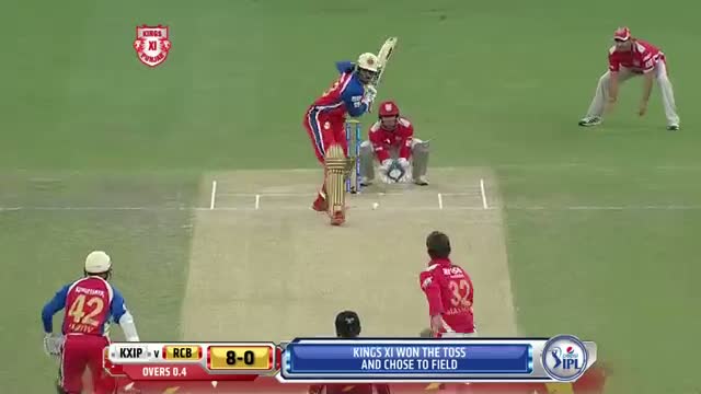 Watch KXIP vs RCB - Match 18 - Whipping start from Chris Gayle 20 from 7 balls - PEPSI IPL 2014 (28 April 2014) Video