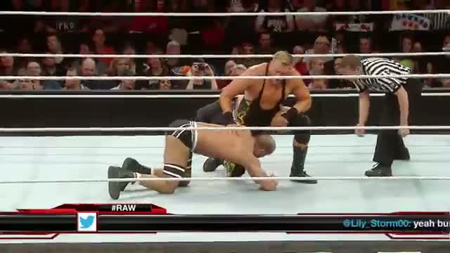 Watch Jack Swagger vs. Cesaro: WWE Raw, April 28, 2014 Video