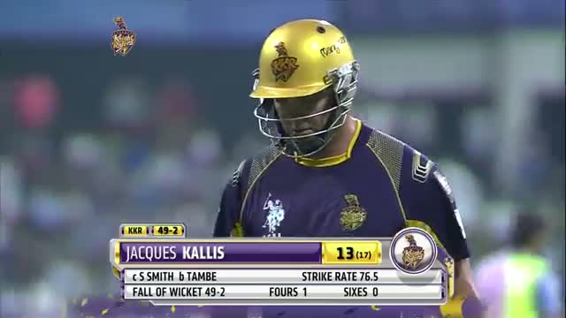 Watch KKR vs RR - Match 19 - Pravin Tambe picks 2 big wickets for RR - PEPSI IPL 2014 (29 April 2014) Video