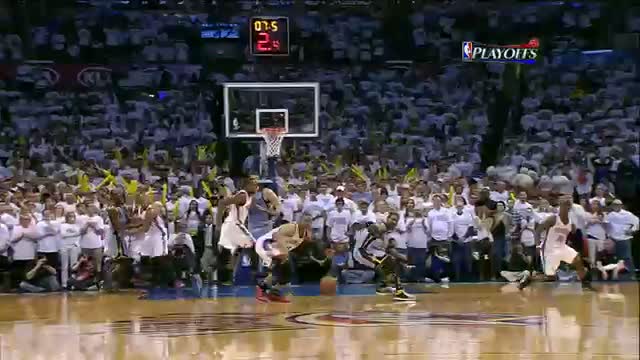 Watch NBA: Russell Westbrook With the CLUTCH Steal and Slam (Basketballl Video) Video