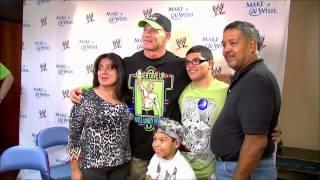 Watch John Cena and WWE bring smiles to faces with Make-A-Wish: WWE Raw, April 28, 2014 Video