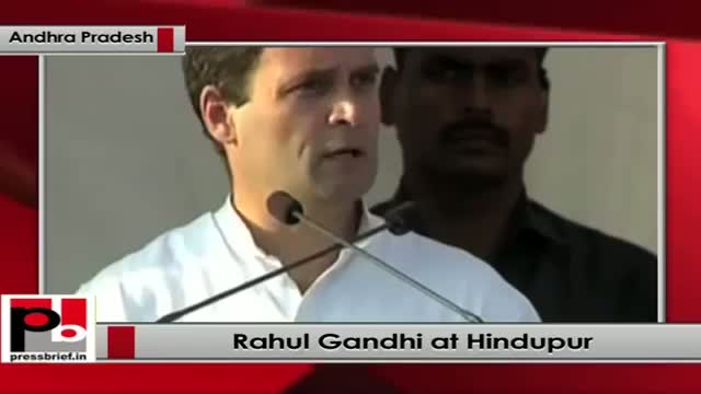 Watch Rahul Gandhi addresses an election rally in Hindupur (Andhra Pradesh) Video