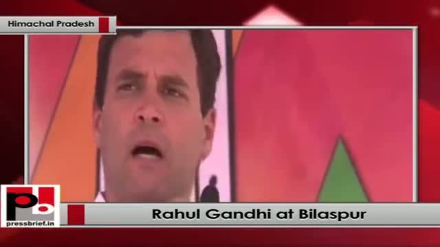 Watch Rahul Gandhi addresses an election rally in Bilaspur (Himachal Pradesh) Video