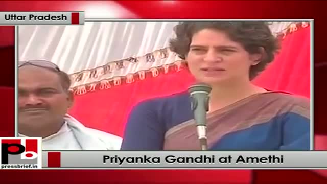 Watch Priyanka Gandhi lists development works done by Rahul Gandhi in Amethi Video