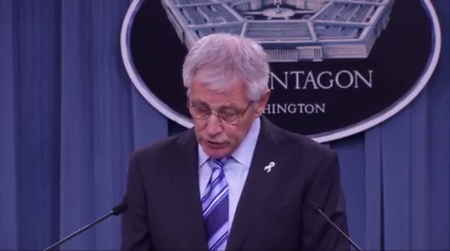 Watch Pentagon Chief Boosts Fight Against $ex Assaults Video