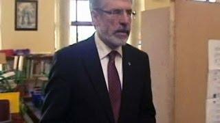 Watch Gerry Adams arrested in connection with 1972 IRA murder Video