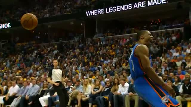 Watch NBA Phantom: Russell Westbrook Jams it Home (Basketball Video) Video