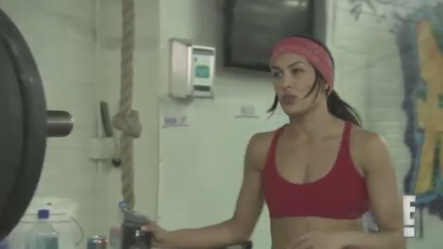 Watch WWE: Nikki Bella snaps during a workout: May 4, 2014 Video