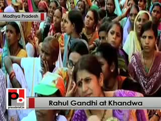 Watch Rahul Gandhi : We enacted food security law so that every poor is guaranteed with food Video