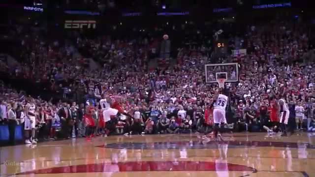 Watch Damian Lillard amazing game-winner vs Rockets (2014 NBA Playoffs GM6) Video
