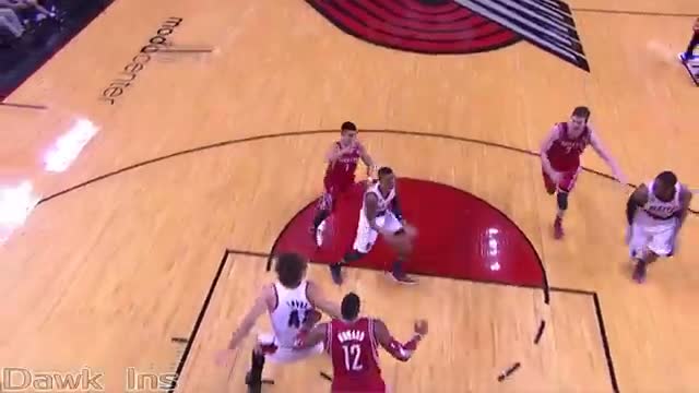 Watch Damian Lillard Full Highlights 2014 NBA Playoffs R1G6 vs Rockets - 25 Pts, Series-Winner Buzzer Beater Video