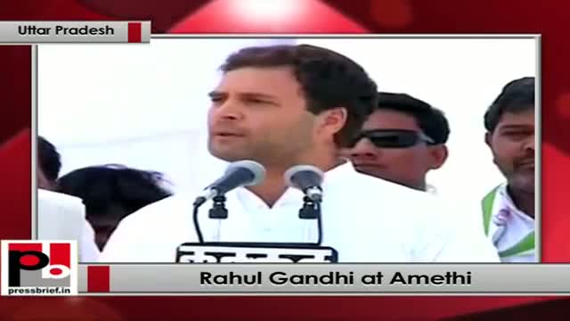 Watch Rahul Gandhi addresses an election rally in Amethi, UP Video