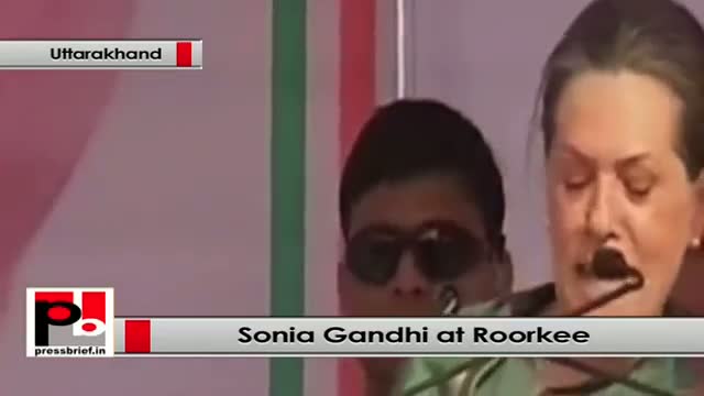 Watch Sonia Gandhi at Roorkee : Narendra Modi is suffering from 'power fever', forgets about you Video