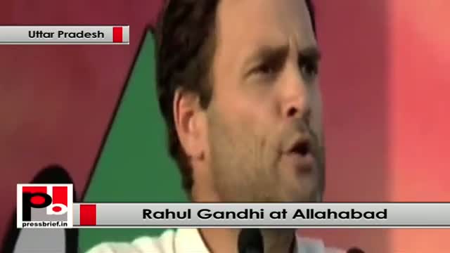 Watch Rahul Gandhi addreses a congress rally in Allahabad, Uttar Pradesh Video