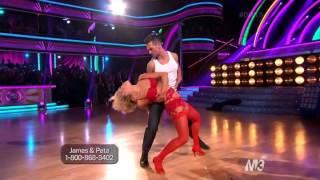 Watch Dancing With the Stars (Season 18): Week 7 (James Maslow & Peta Murgatroyd | Samba) Video