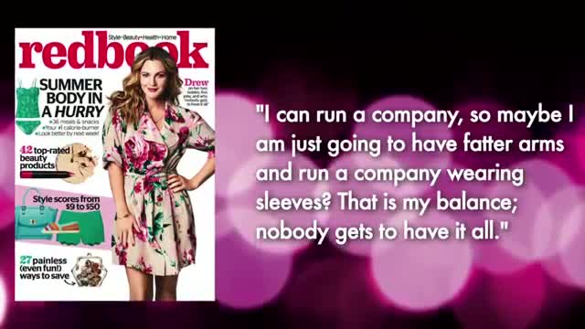 Watch Drew Barrymore Post-Baby Body on Redbook Magazine Video