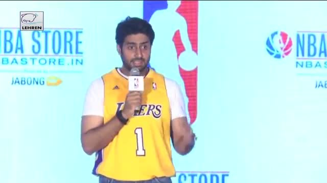 Watch Abhishek Bachchan Launches NBA Store In Mumbai Video