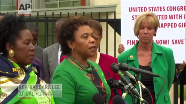 Watch Congresswomen Protest Kidnap of Nigerian Girls Video