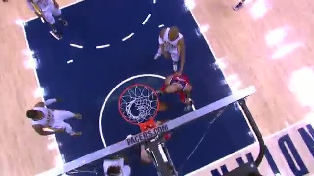 Watch NBA: Marcin Gortat Dunks on Ian Mahinmi (Basketball Video) Video