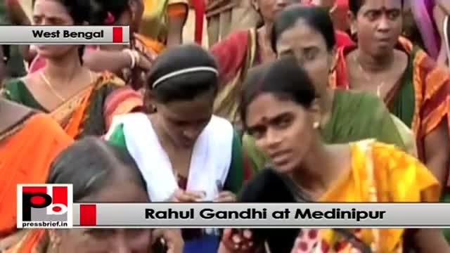 Watch Rahul Gandhi addresses Congress rally in Medinipur (West Bengal) Video