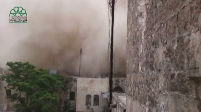 Watch Syrian Rebels Claim Massive Aleppo Bombing Video